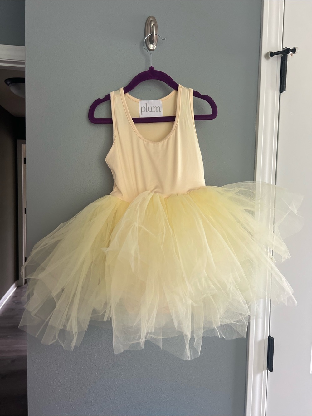 Iloveplum Plum Yellow Tutu Dress for Kids